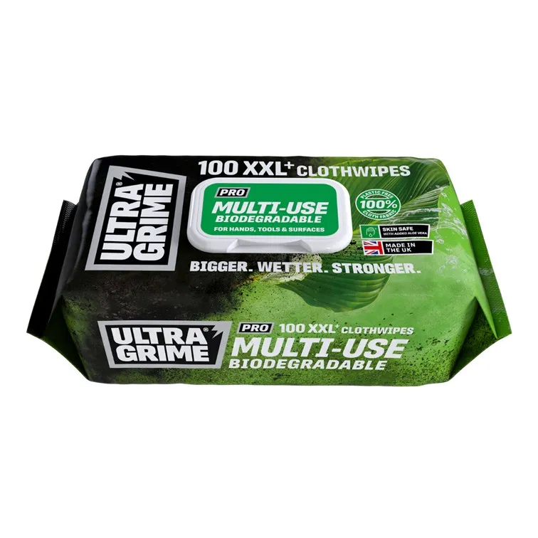 UltraGrime 5940 Pro Multi-Use Biodegradable XXL Clothwipes